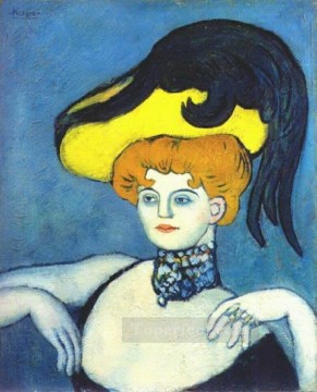 Cortesana con collar de gemas 1901 Pablo Picasso Pinturas al óleo